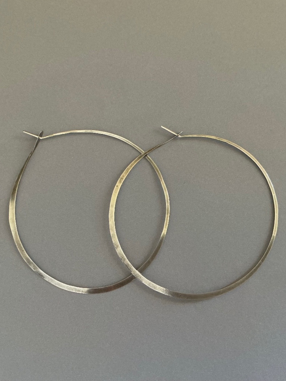Melissa Joy Manning 2.25 Inch Round Hoop Earrings - Sterling Silver